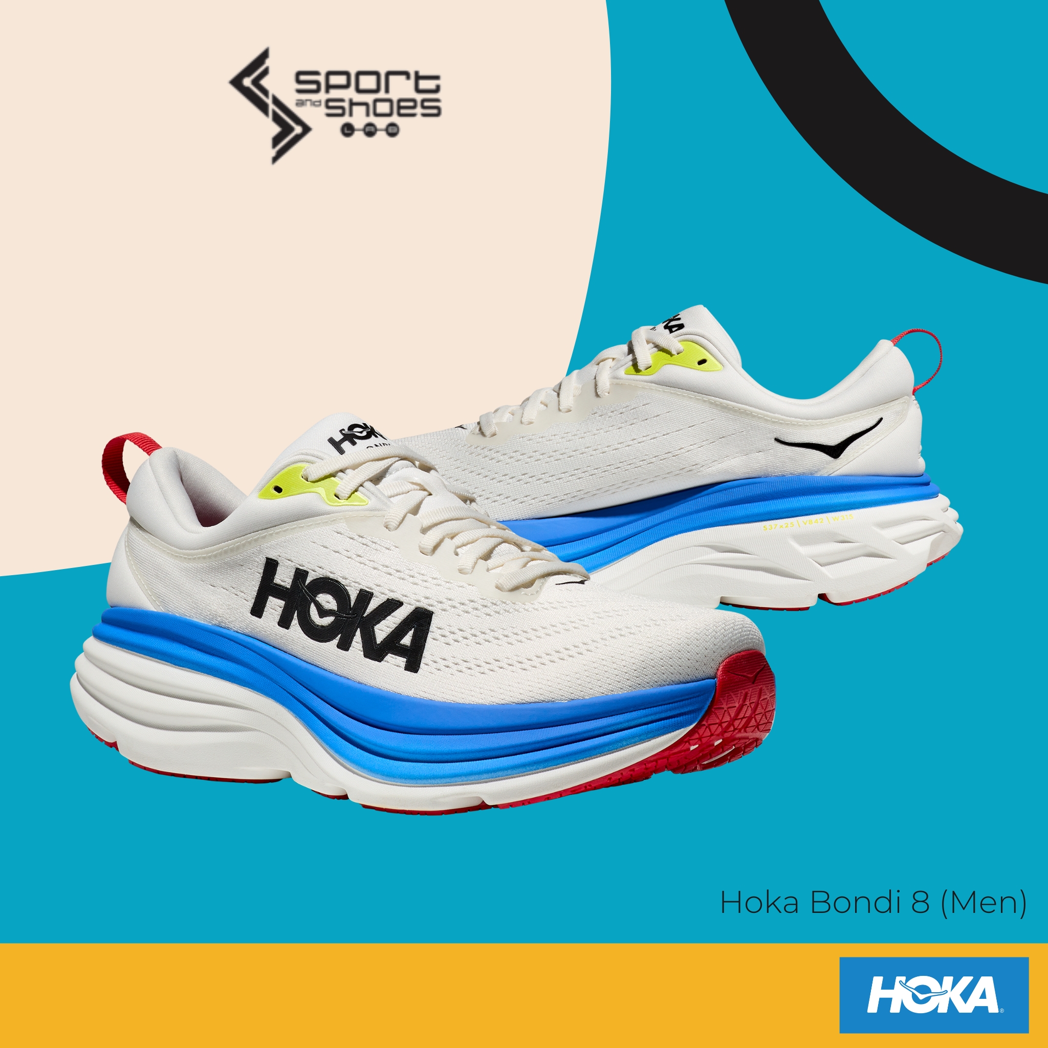 Hoka Bondi8 (WIDE) (M) (1127953-BVR)